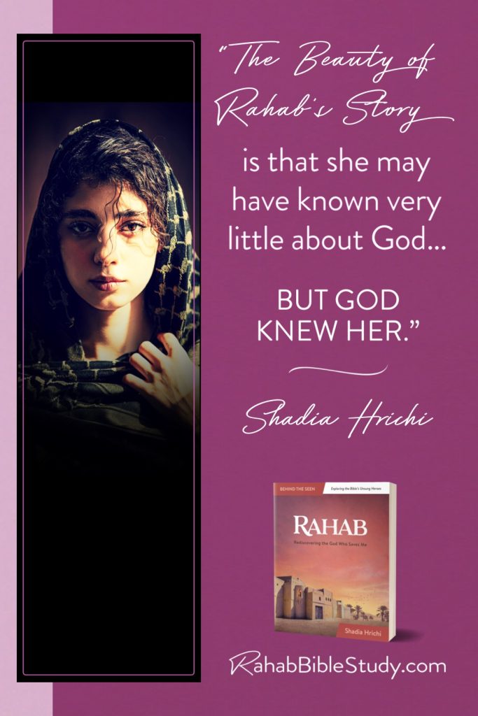 Rahab rediscovering the God who saves me