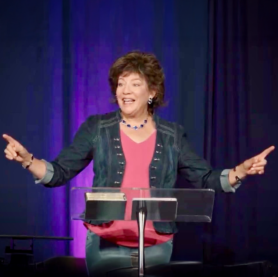 Speaking pic dark jacket